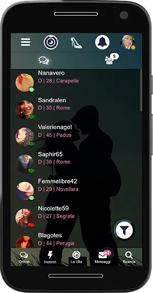 Messaggero Incontra un Uomo